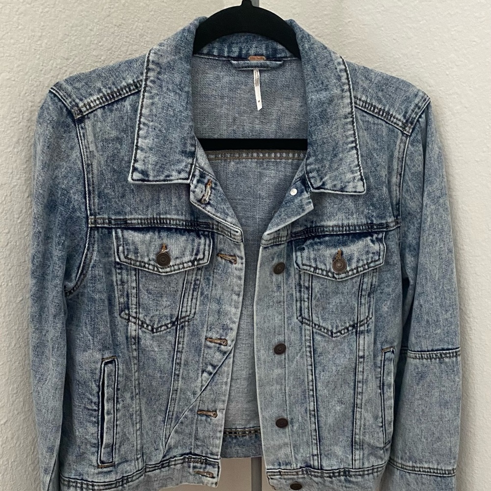 Free People Rumors Denim Jacket